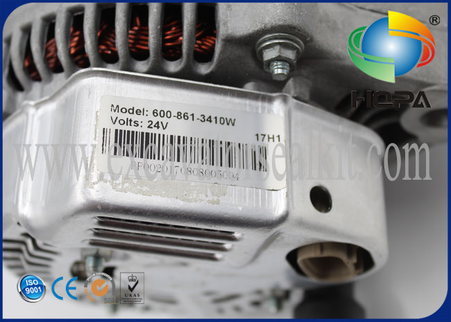 600-861-3410 600-861-3411 6D102 Alternator Generator 24V 35A, WPS USA Brand